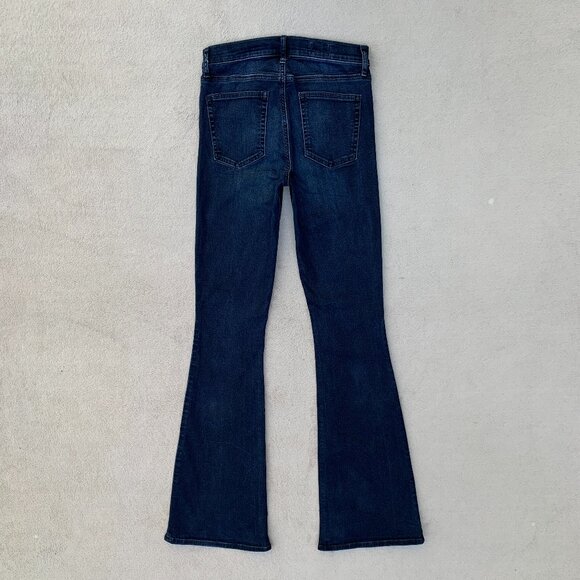 Gap 1969 High Rise Resolution Skinny Flare Jeans Sz27 - Picture 7 of 16